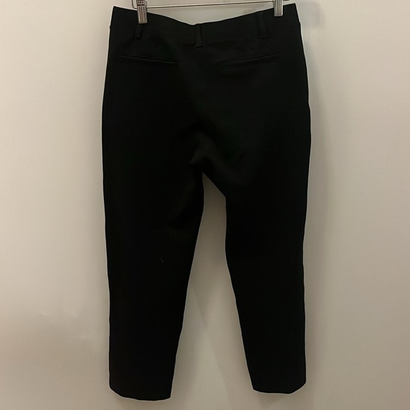 Quince Ultra-Stretch Ponte Pants Straight Leg Size 8 Petite Black - Picture 5 of 8